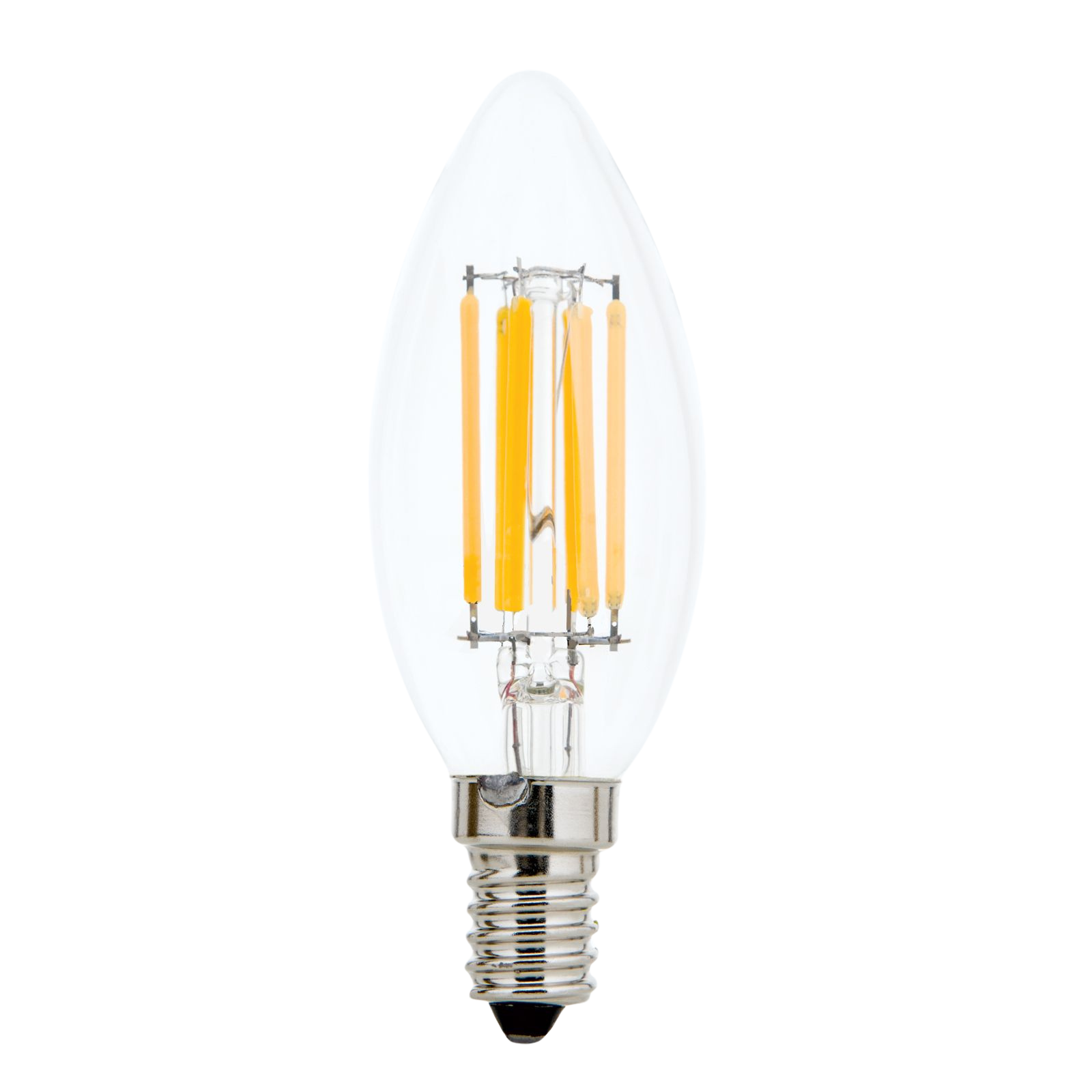 LED Kerze, E14, 4,5 Watt, klar