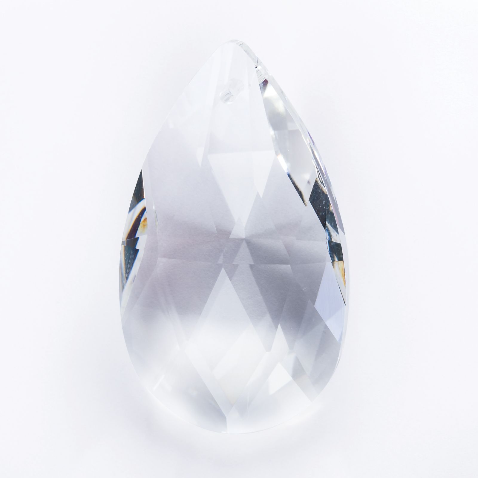 Chandelier crystal almond crystal K9, large, transparent