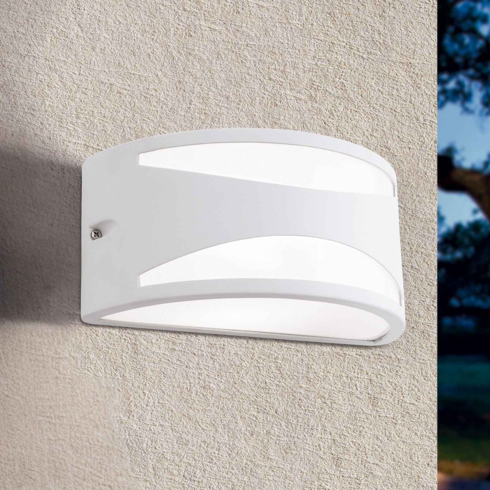 Outdoor light SHELL, white