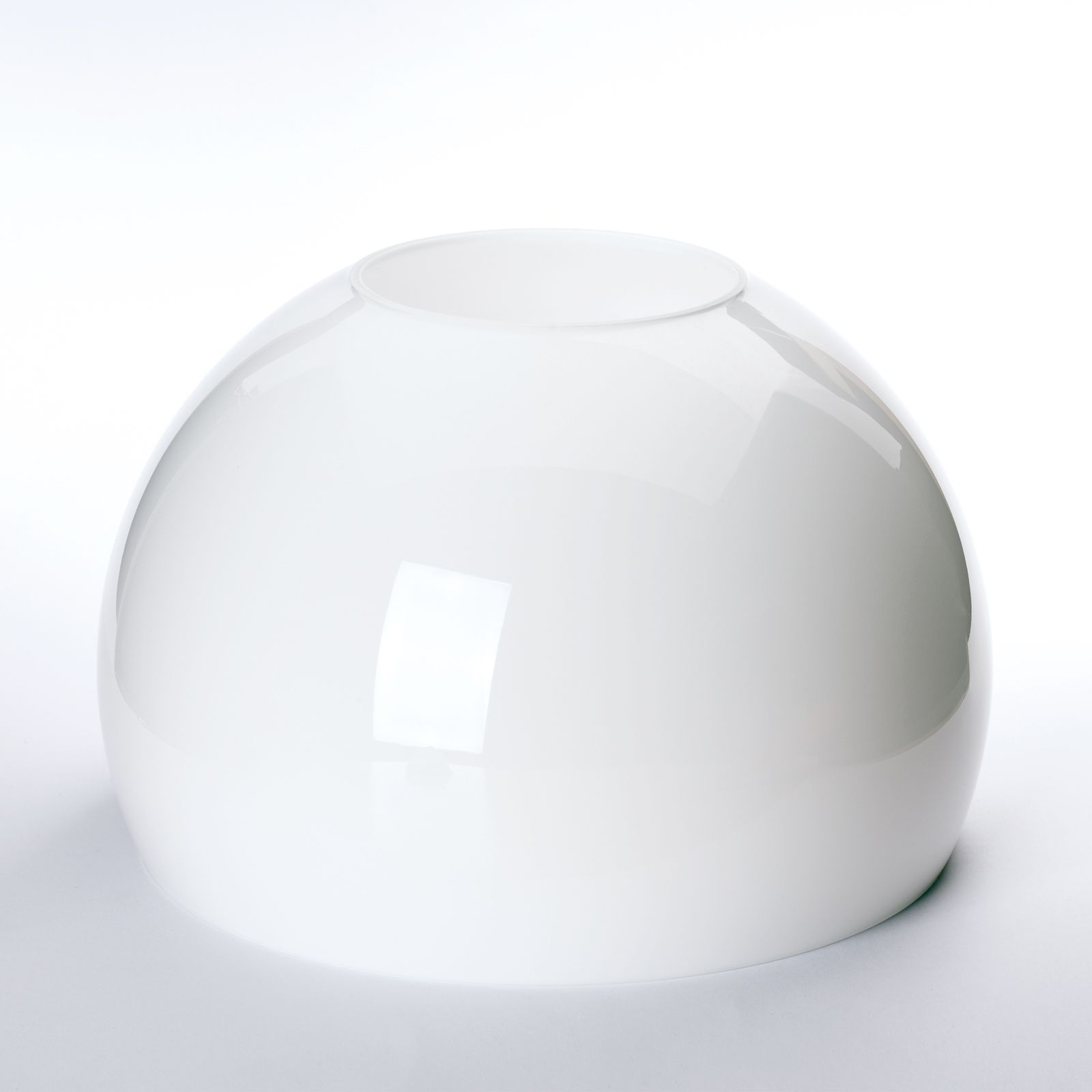 Stínítko skla 343, Ø 25 cm, lesklý opál