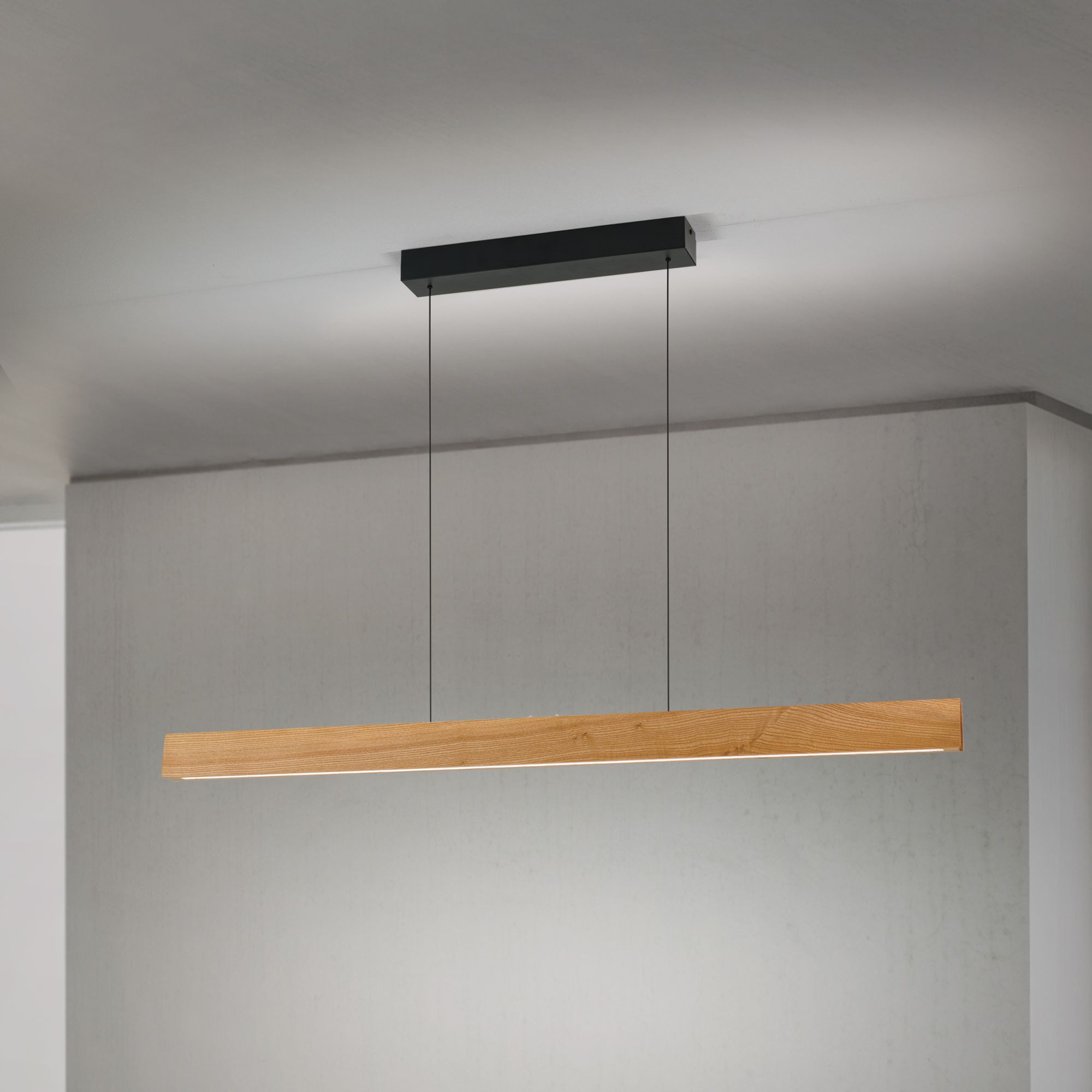 VENTURA LED pendant light, wood