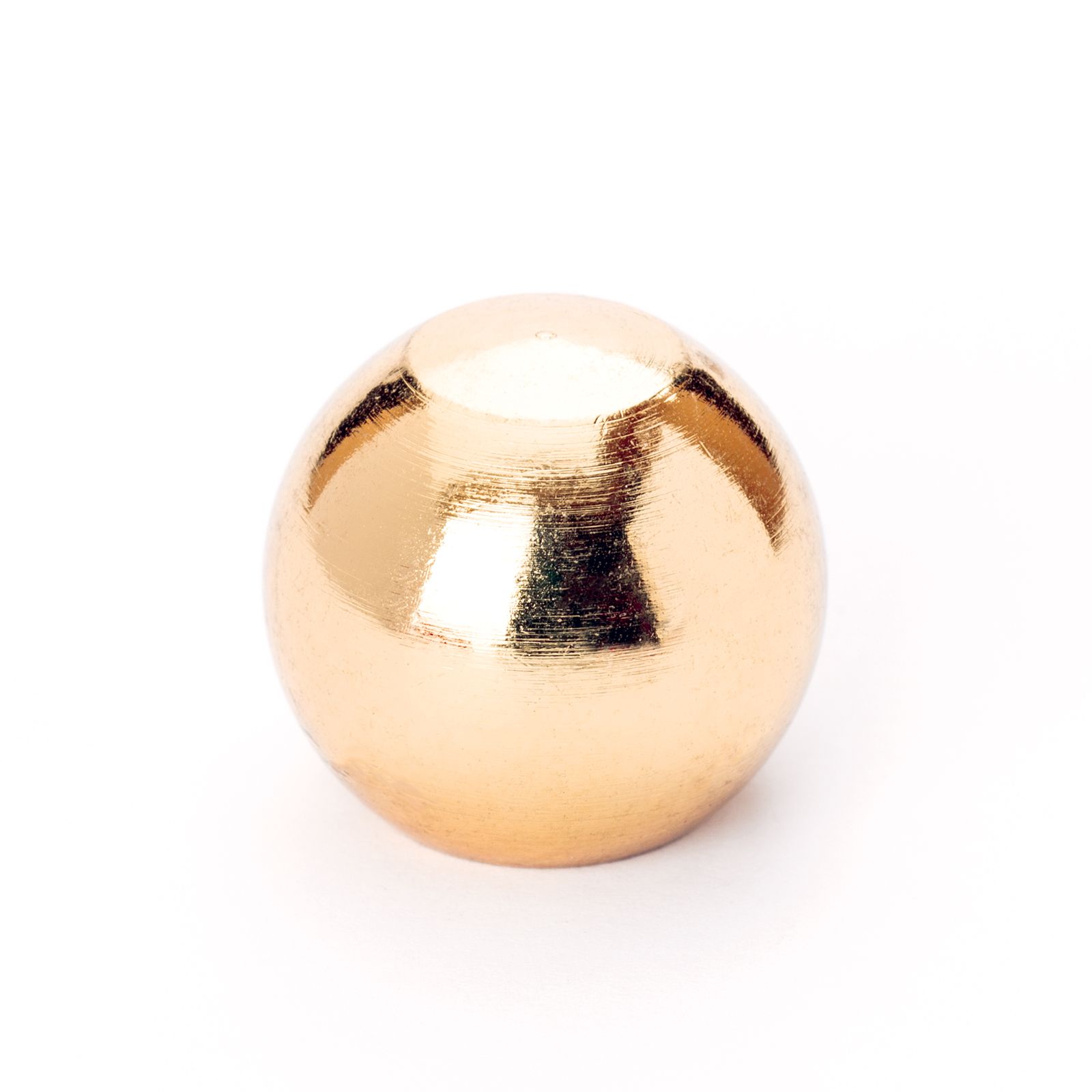 Decorative sphere with thread M10, gold