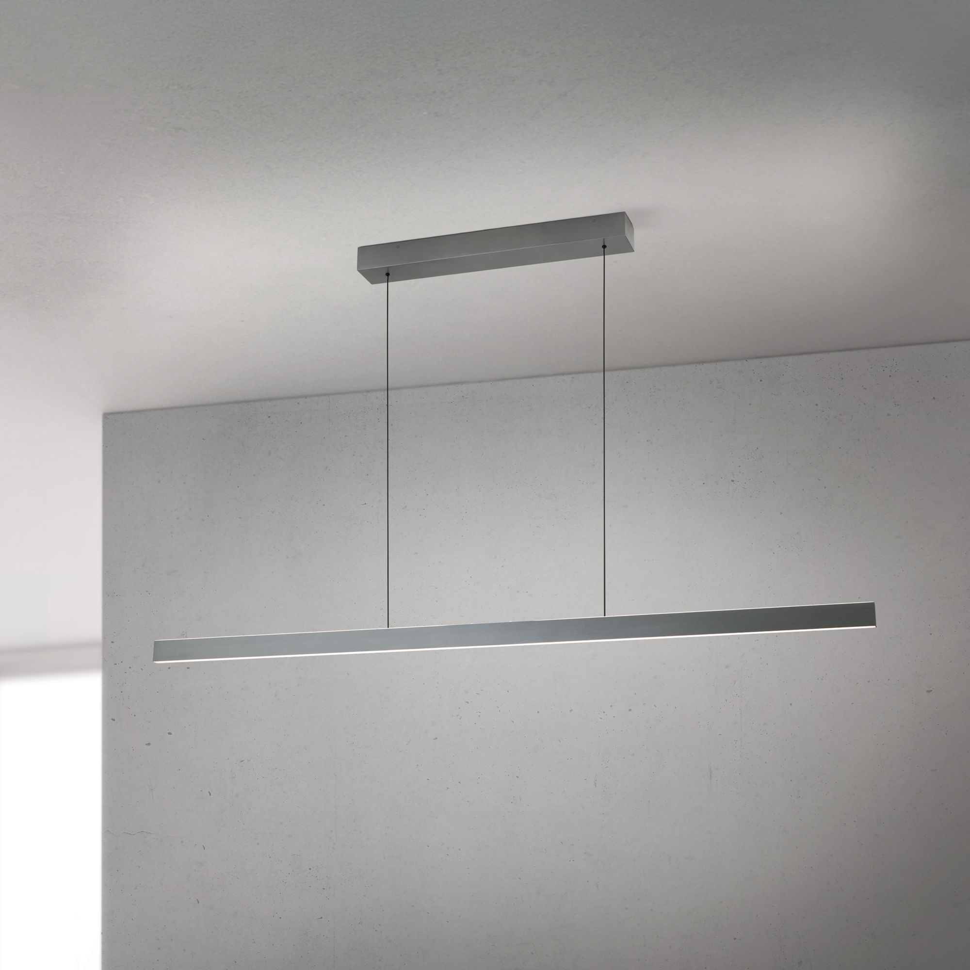 KRESK LED pendant light, dark nickel