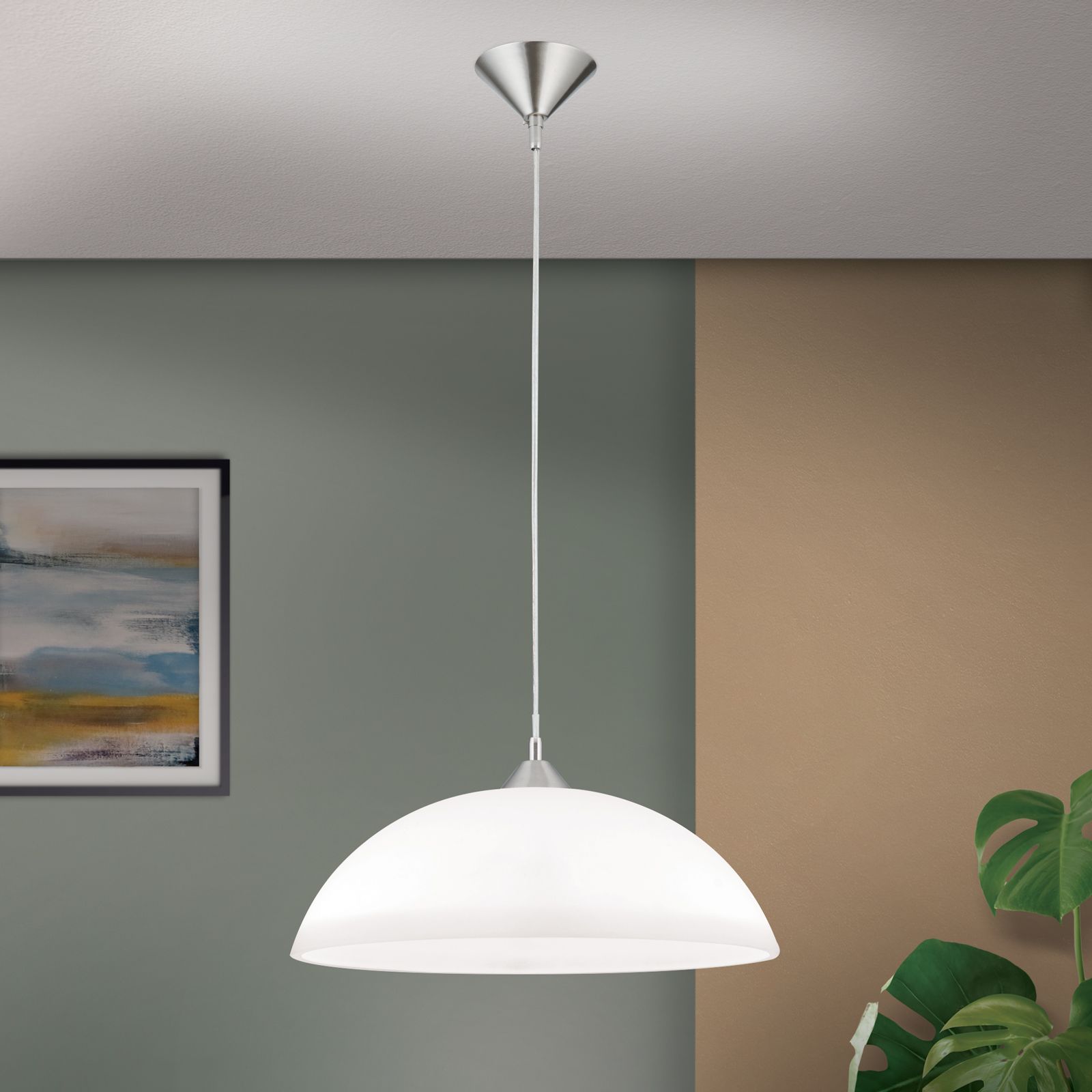 Hängeleuchte SUSAN, 1-flammig, Satin