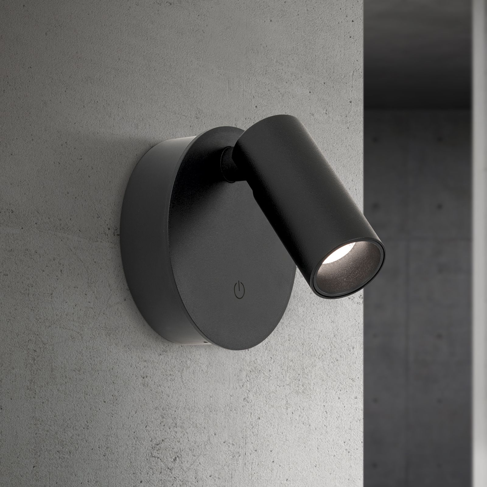 LED rechargeable lamp LUXY, black