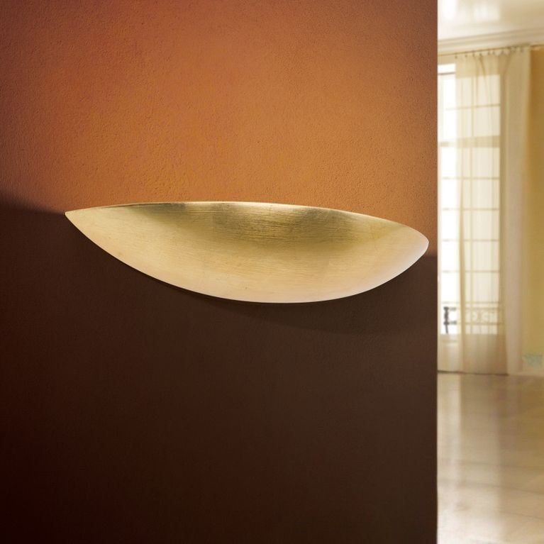 Wandleuchte BELVINA, 1-flammig, Altgold