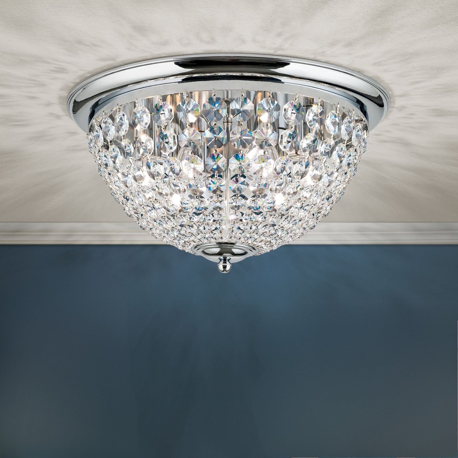 Ceiling light PLAFOND, Ø 47cm, chrome