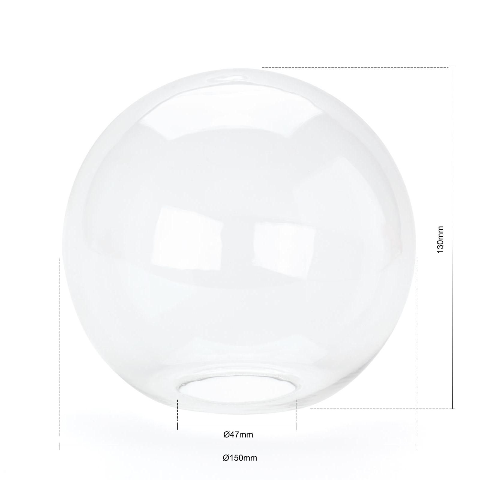 Spherical glass 507, Ø 150 mm, transparent | 200.000507-01