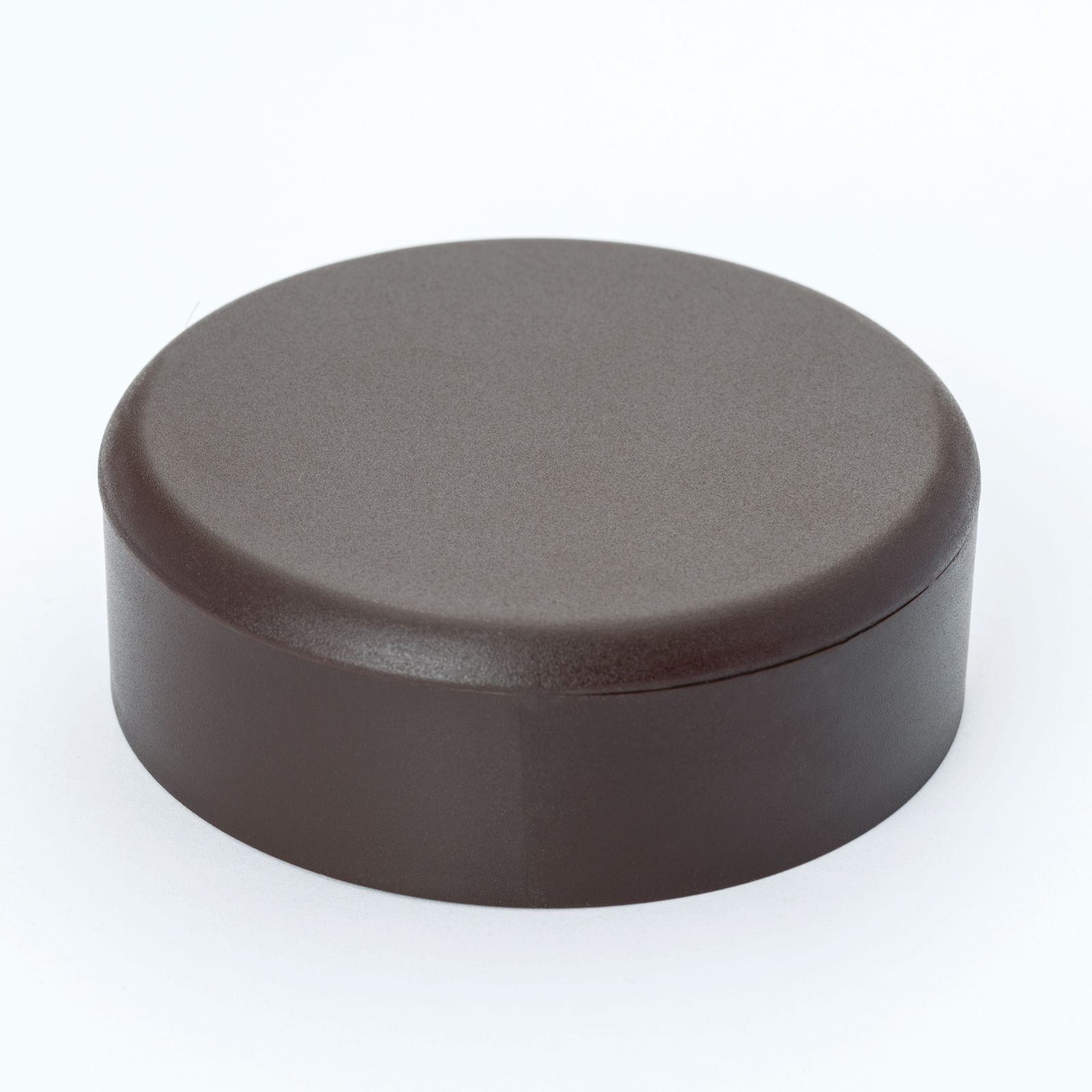 Junction box, PVC, Ø 70 mm, brown