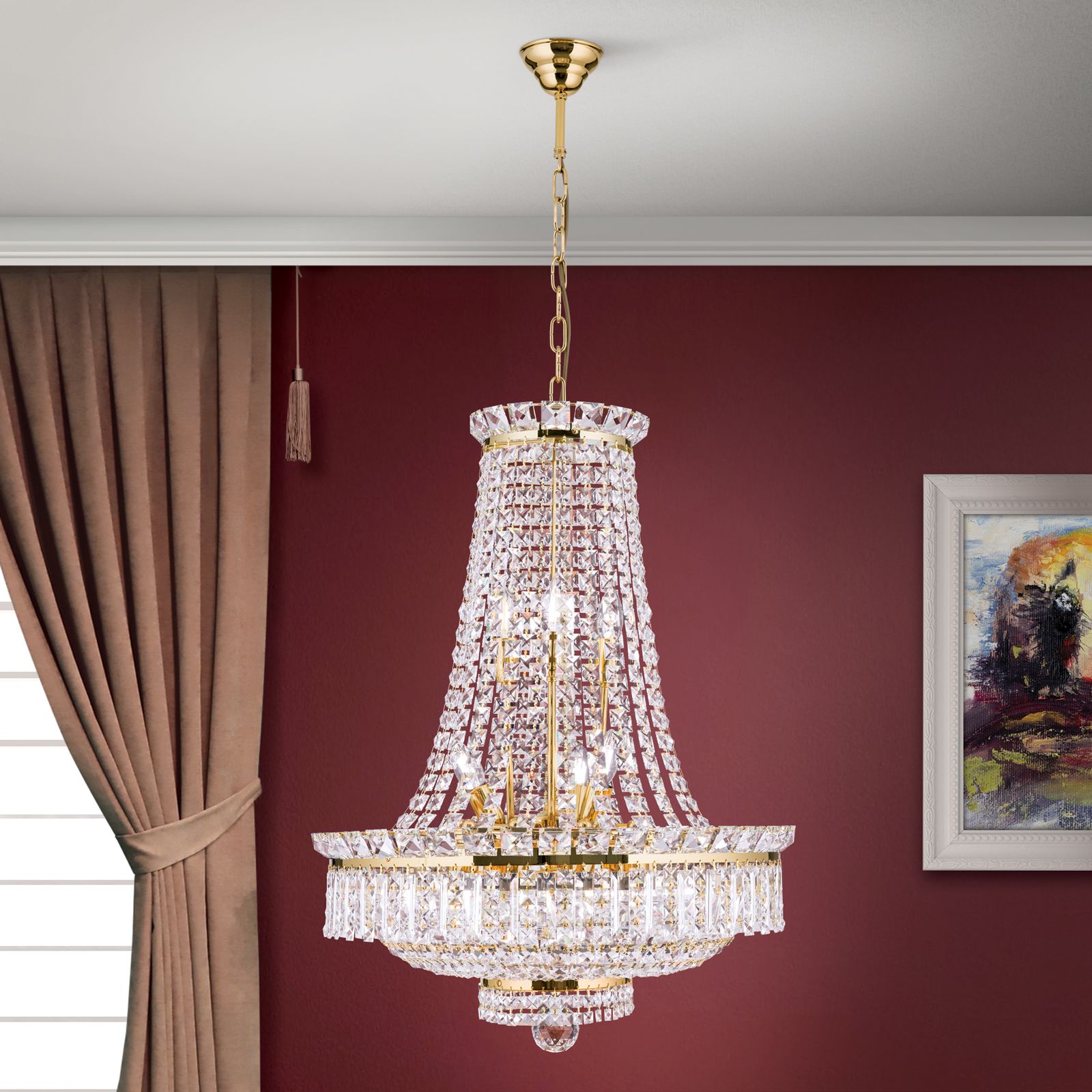 Empire Luster AMBASSADOR, 15-flammig, Gold