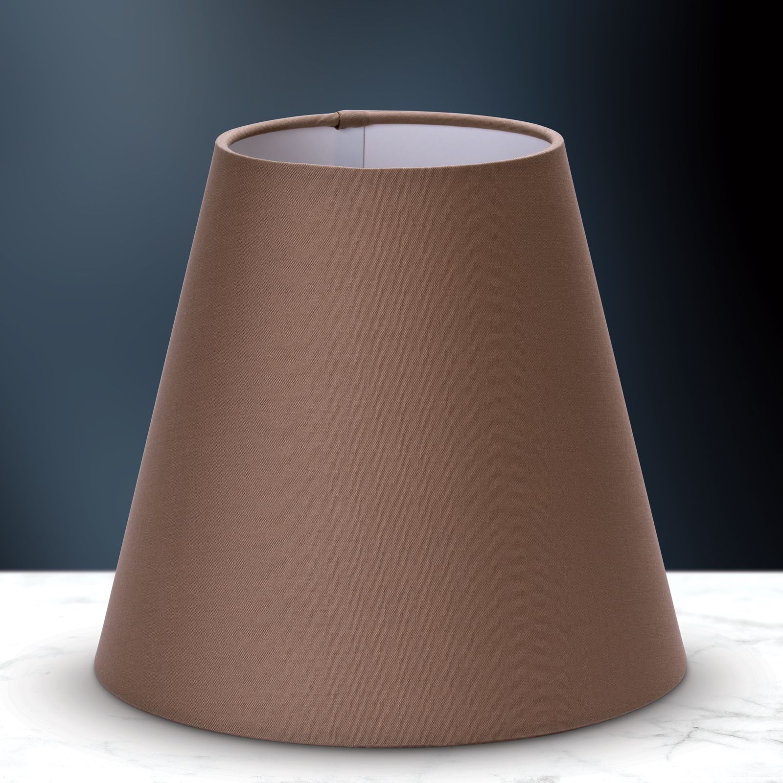 Lampshade fabric SHADE 305, Ø 190 mm, brown