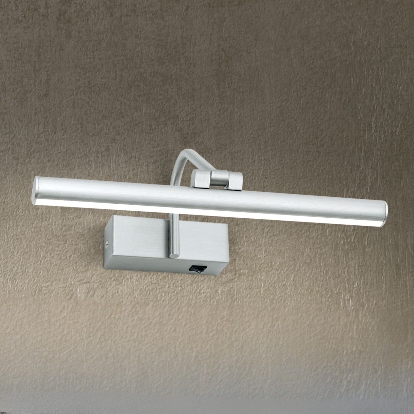 LED Picture light PORTRAIT, 6W, satin chrome finish