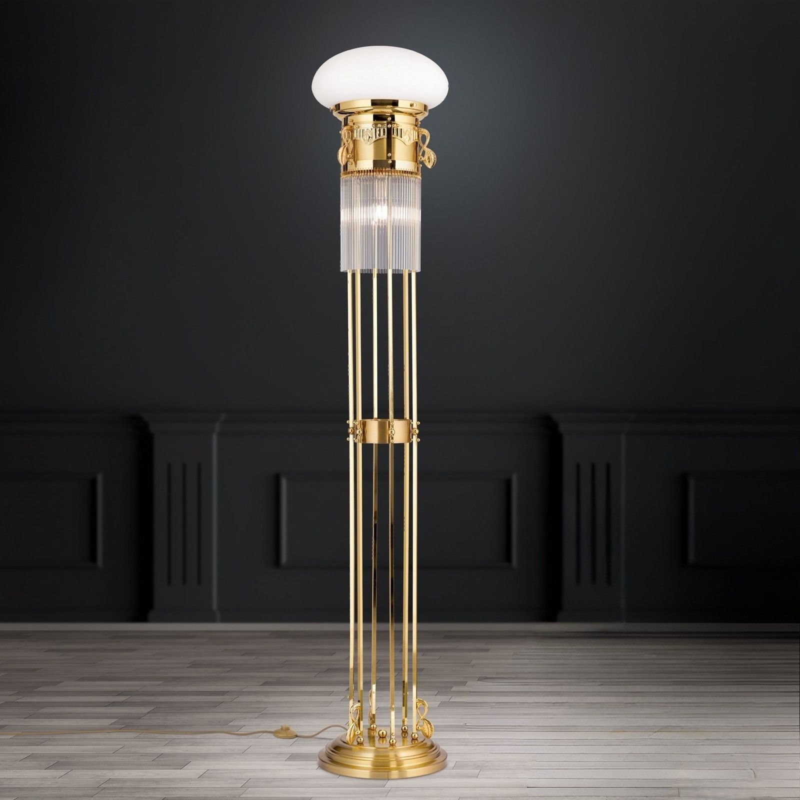 Adele Floor Lamp, 24K gold plated
