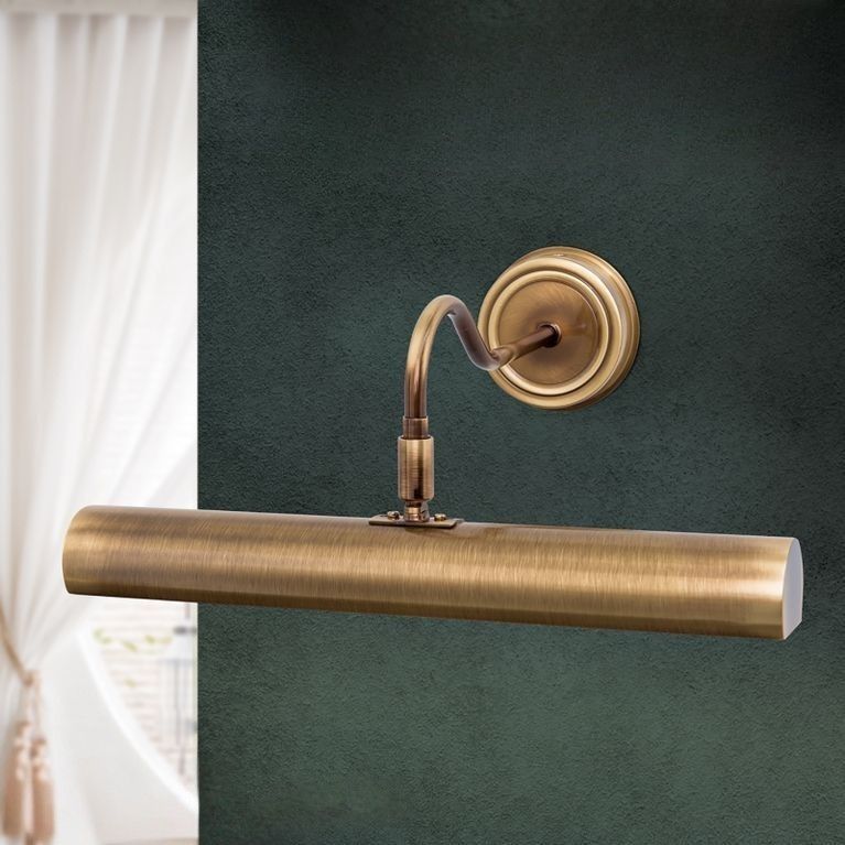 BILDERLEUCHTE, 2xE14, Antique Brass finish