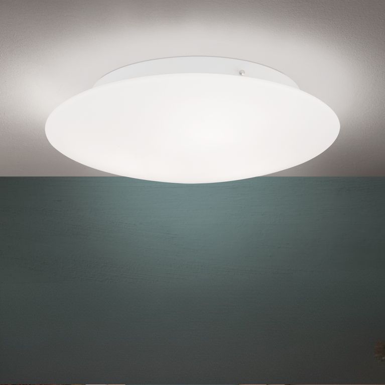 Ceiling light ALBA, opal, 45 cm