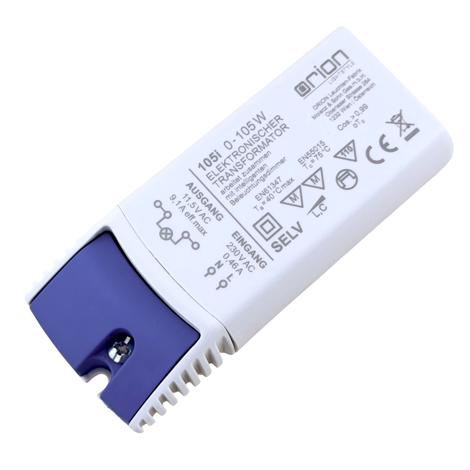 Transformer 105i GOVENA YT105 0-105W LED0-40W, dimmable