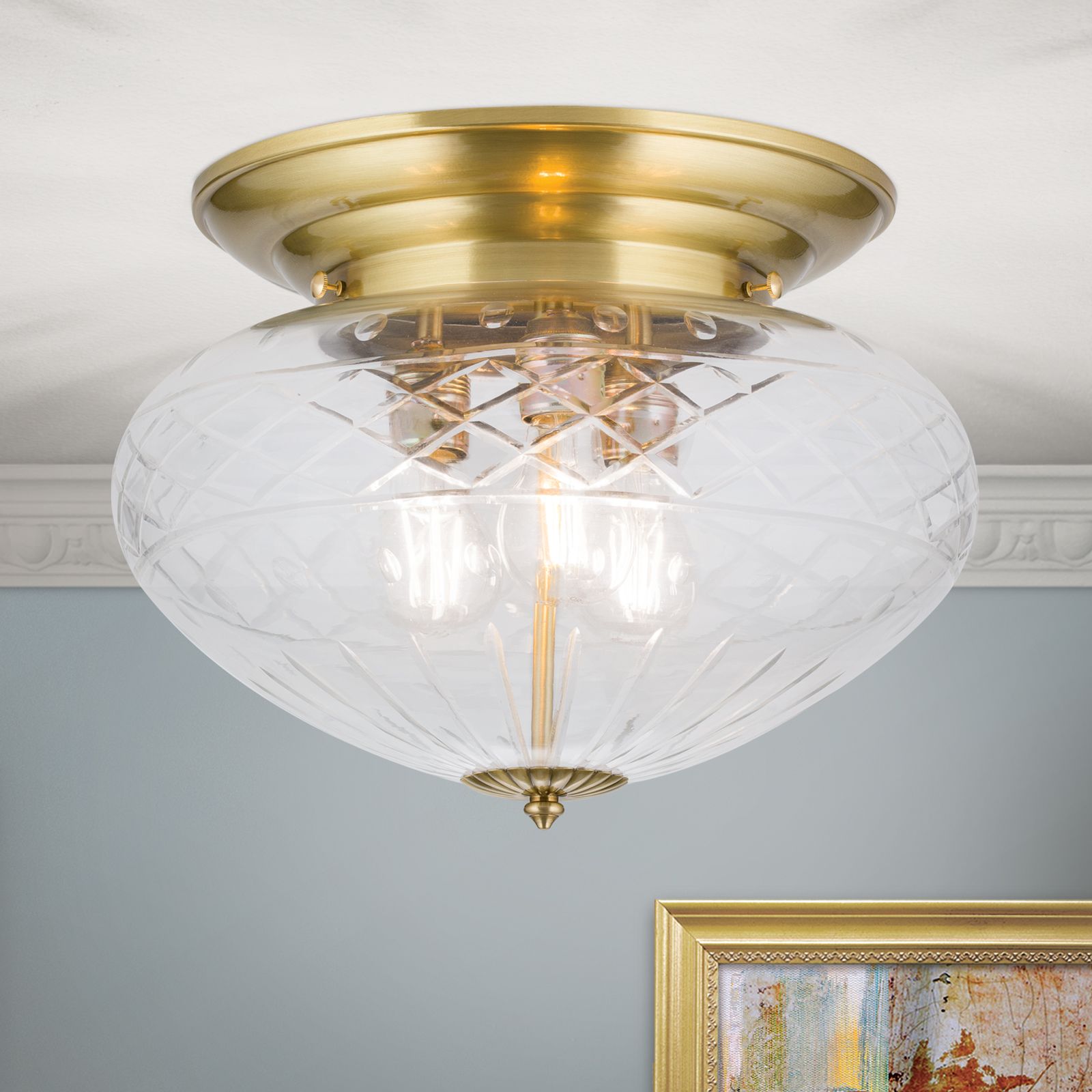 Deckenleuchte ADELE, Bronze, 40cm