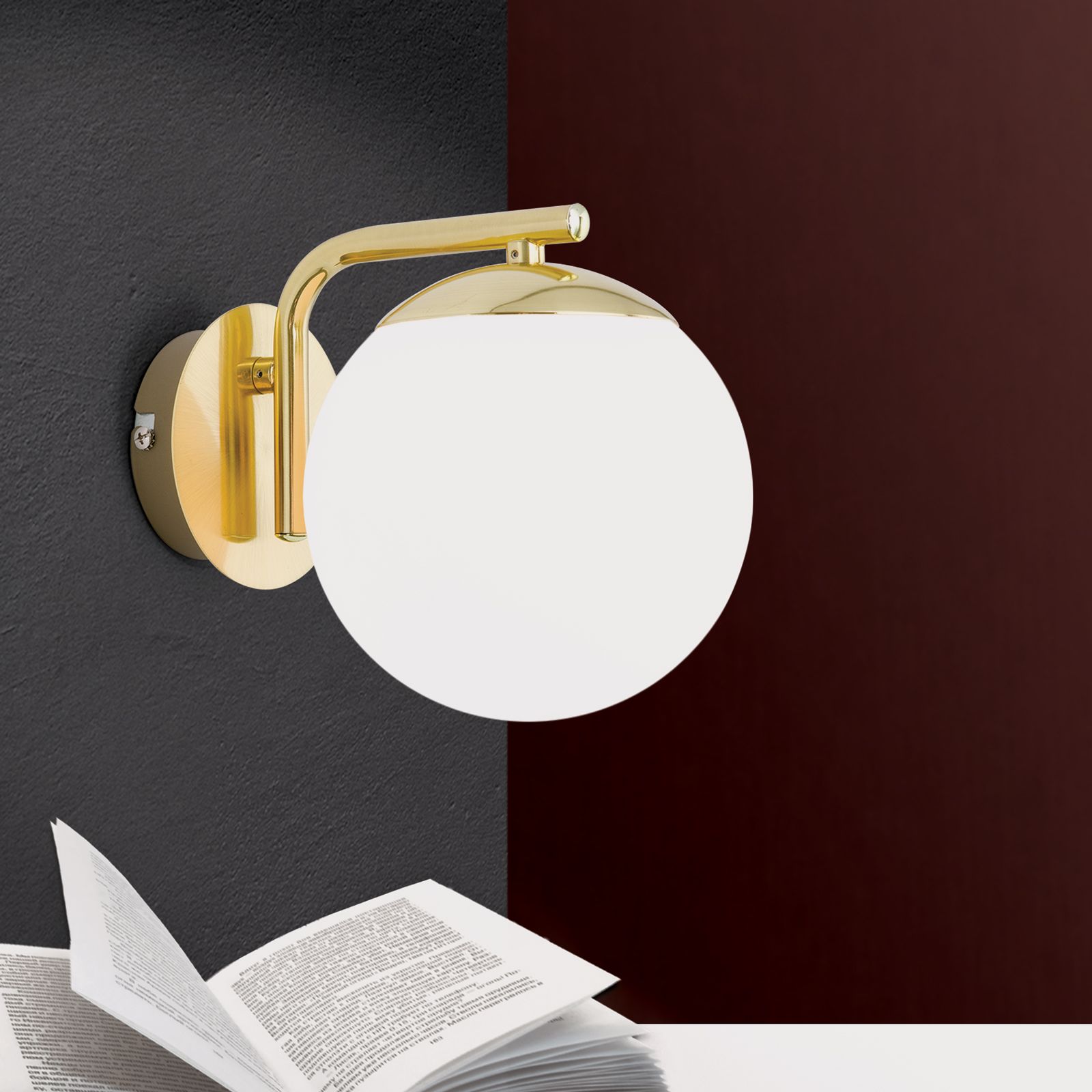 Wall light MADIS, brass matt