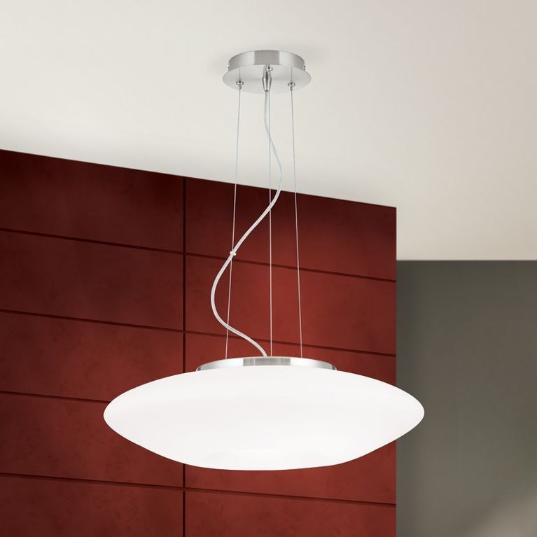 Suspension lamp BLANC, 2-lamps, opal