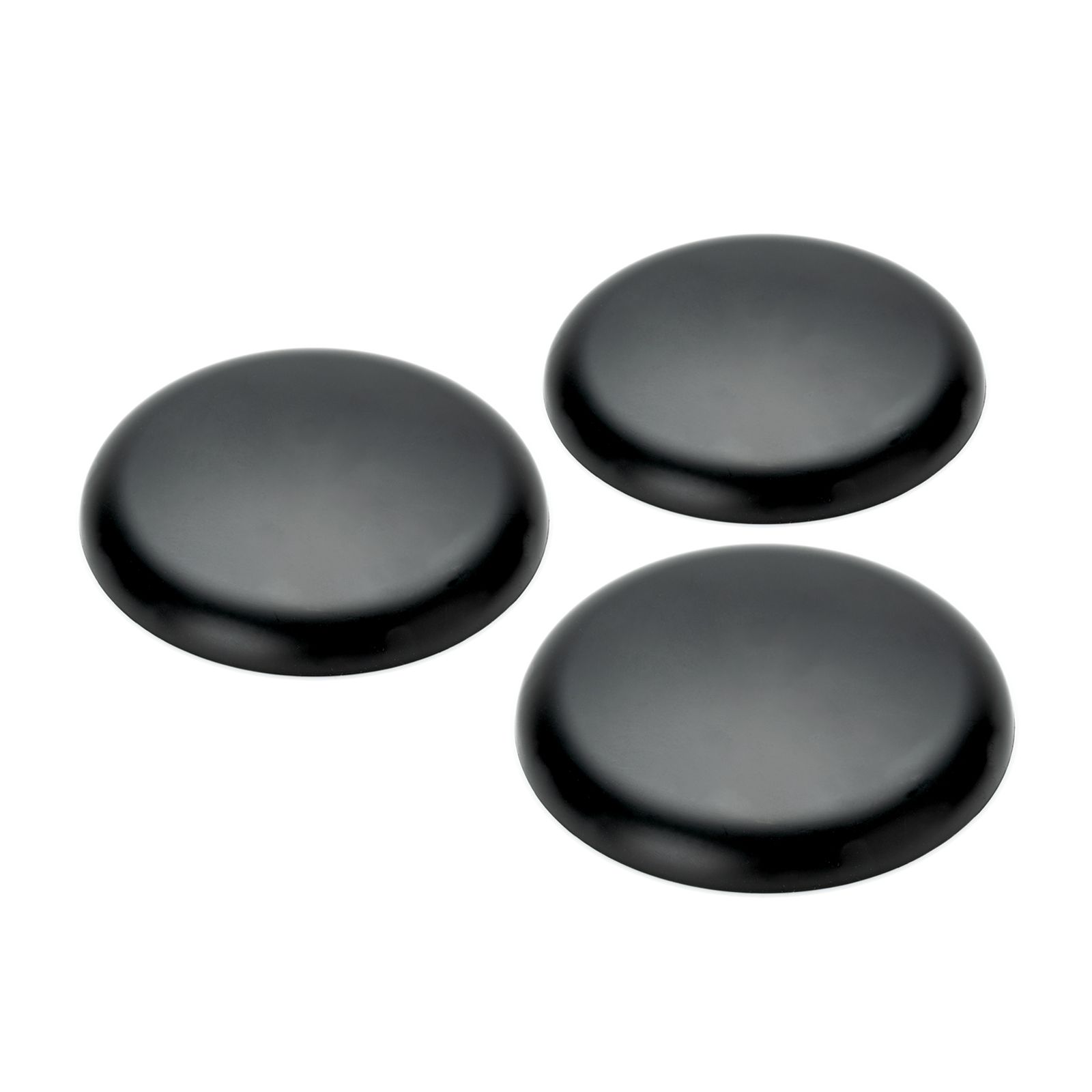 Abdeckung mit Bajonettdeckel, 3 Stück, schwarz