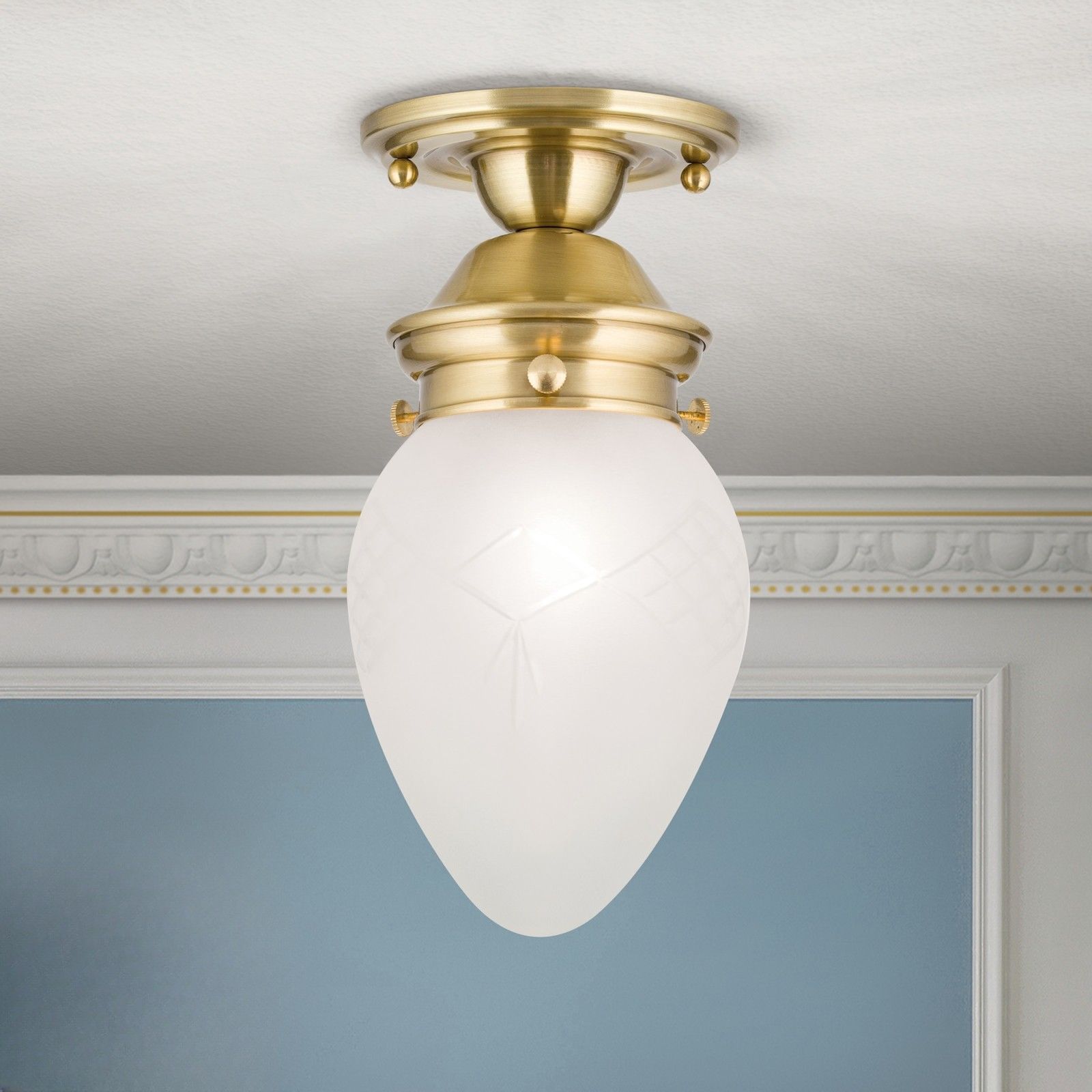 Stropní svítidlo BUDAPEST, 1-žárovka, bronz, 15cm