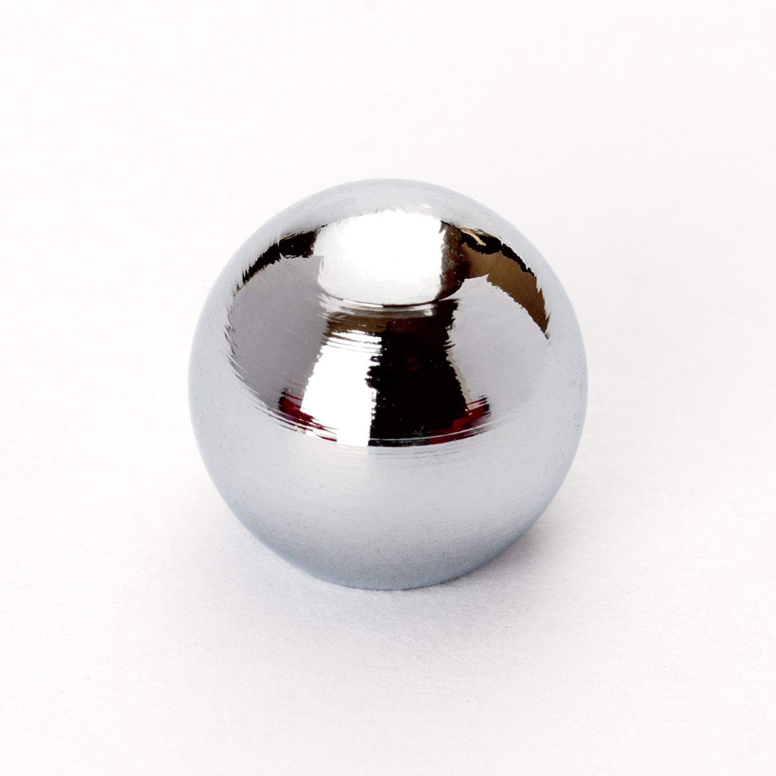 Decorative sphere with thread M4, chrome