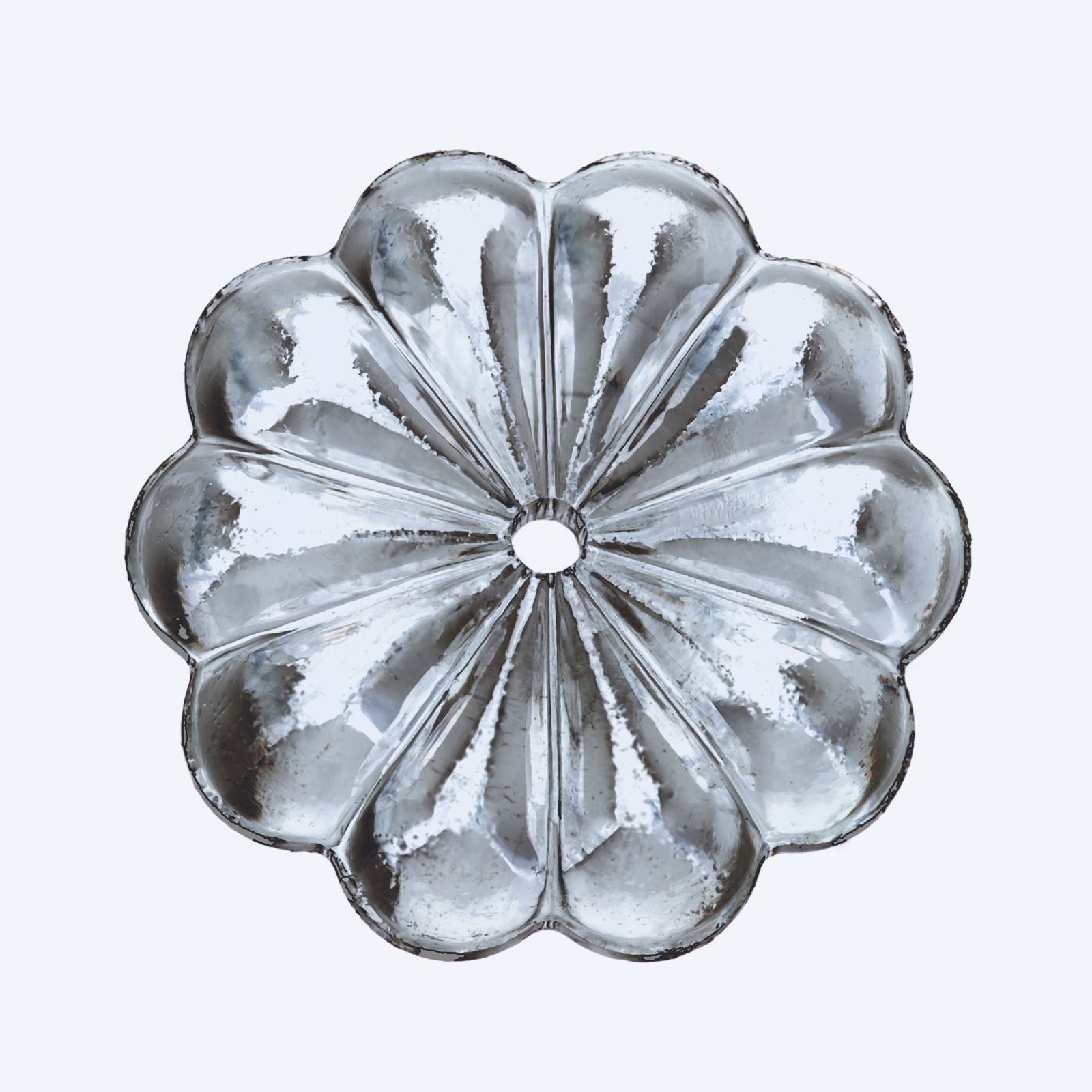 Crystal rosette, 20mm, transparent