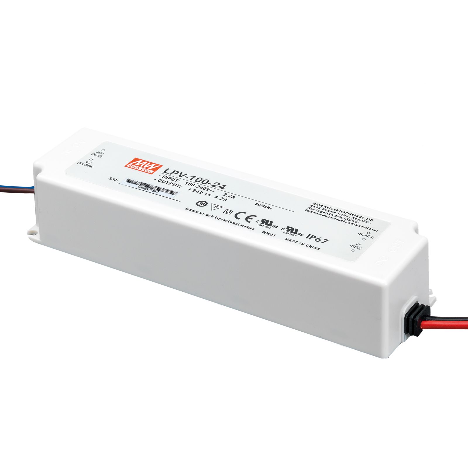 Driver 100a (Driver Strip 100W/24V IP67), not dimmable