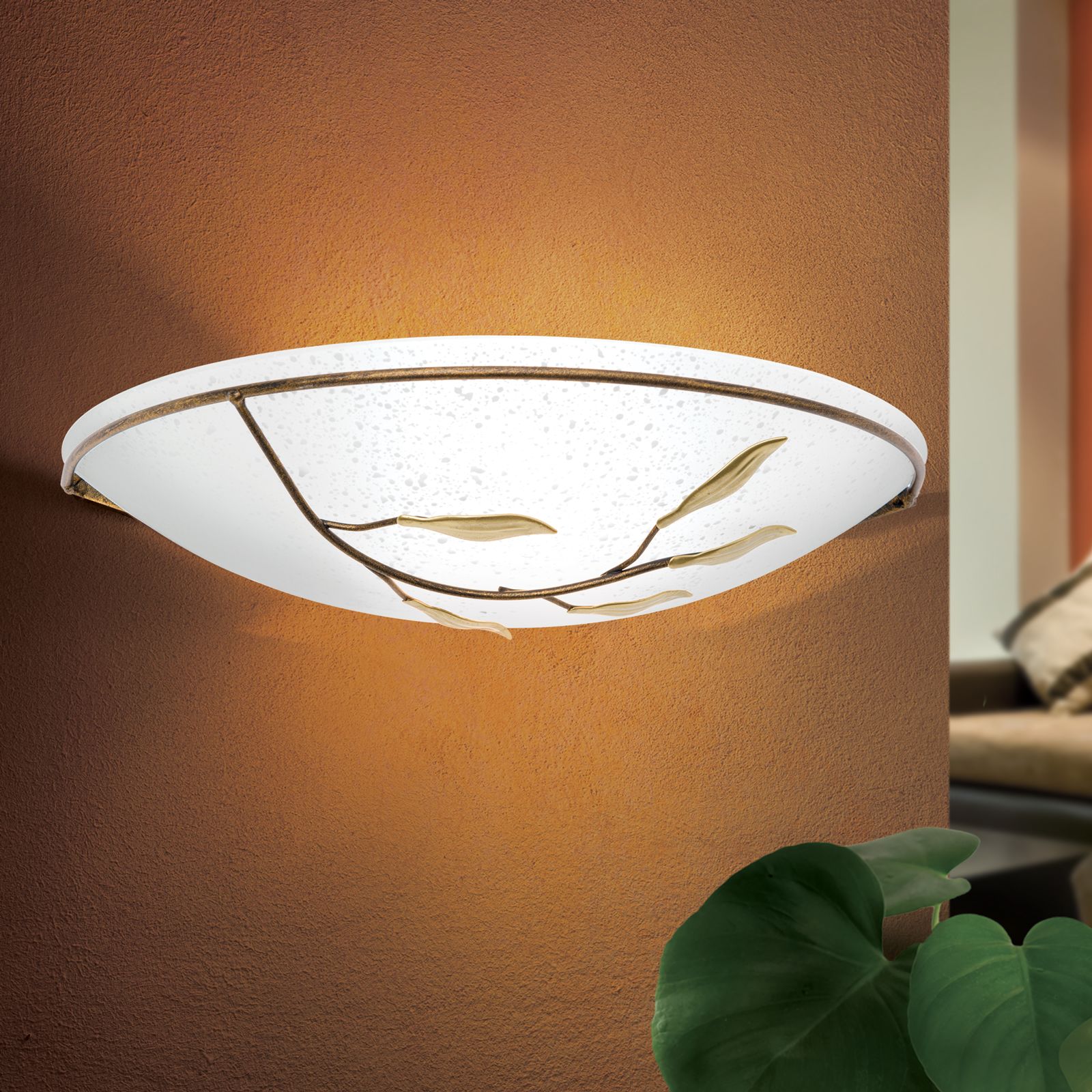 Nástěnné svítidlo LUCA, 1-žárovka, starožitné