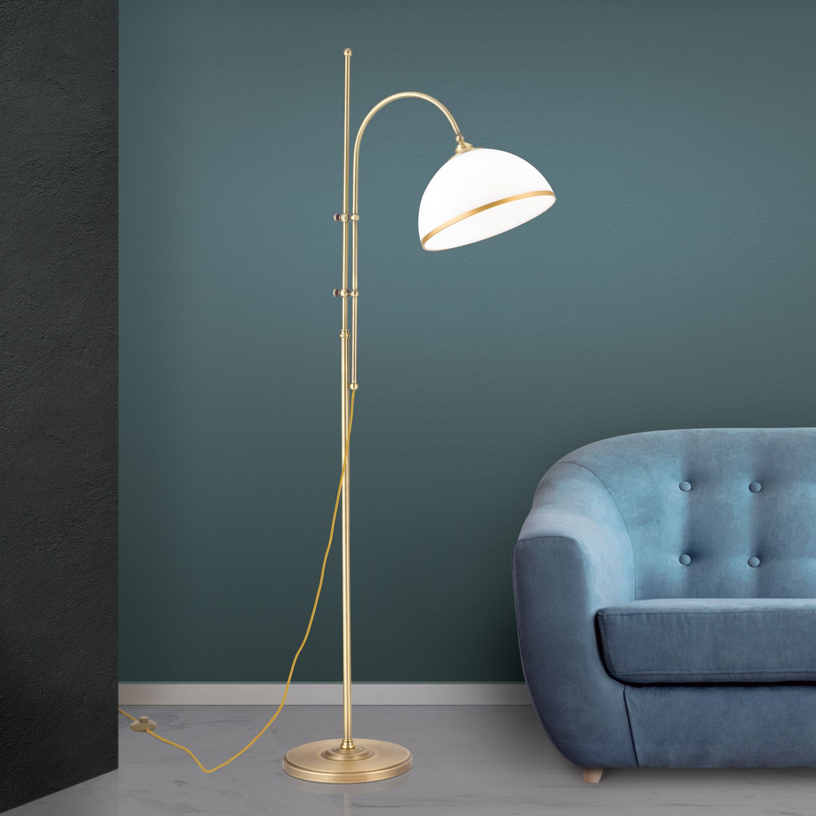 Floor lamp OLD LAMP, patina