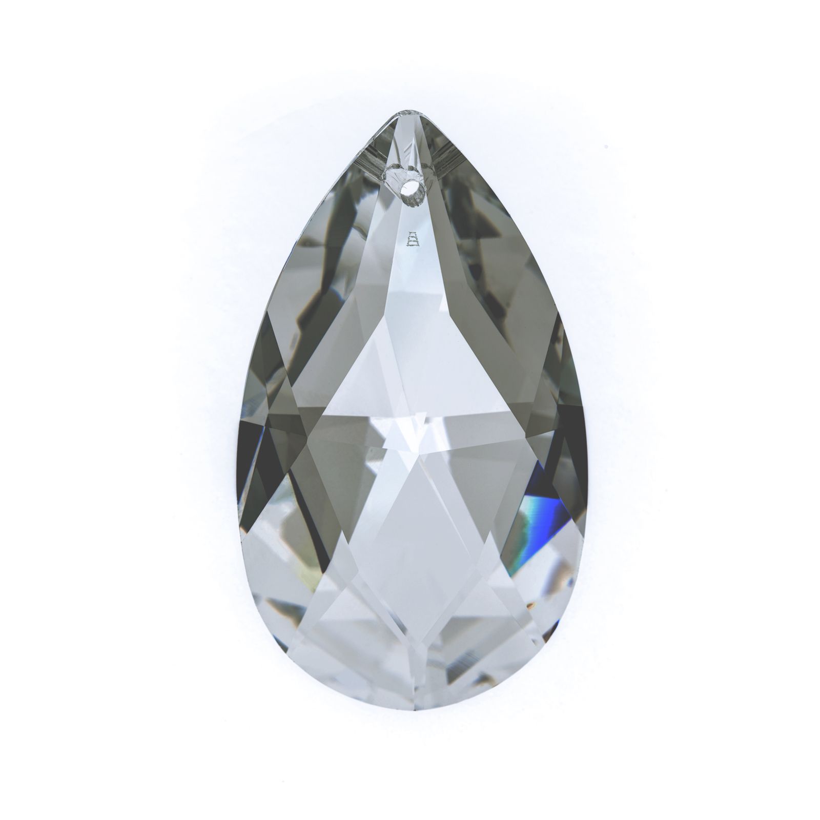 Crystal almond 8721, STRASS® Crystal, 38x22mm, transparent