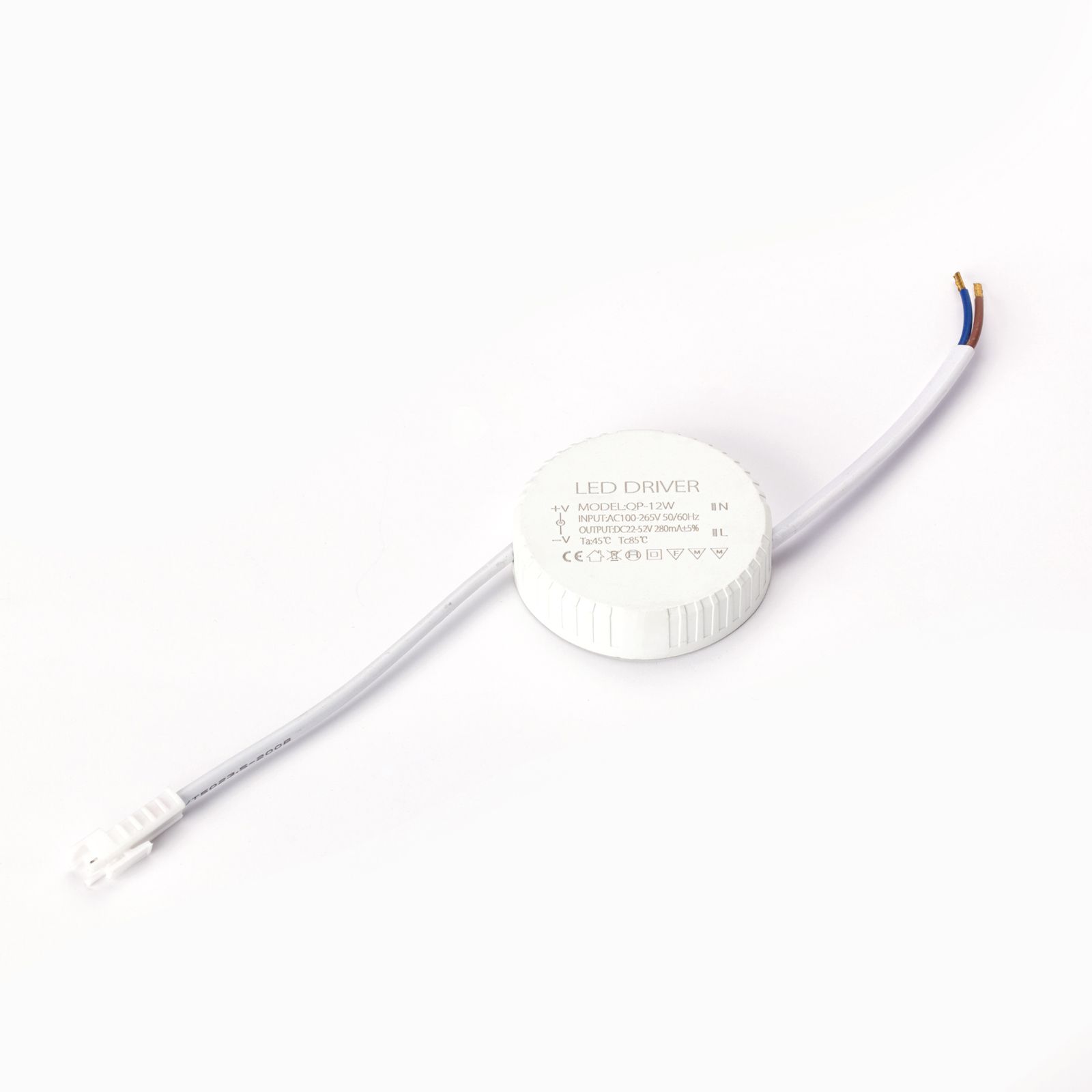 Driver 12de QP-12W 280mA 22-52V, not dimmable