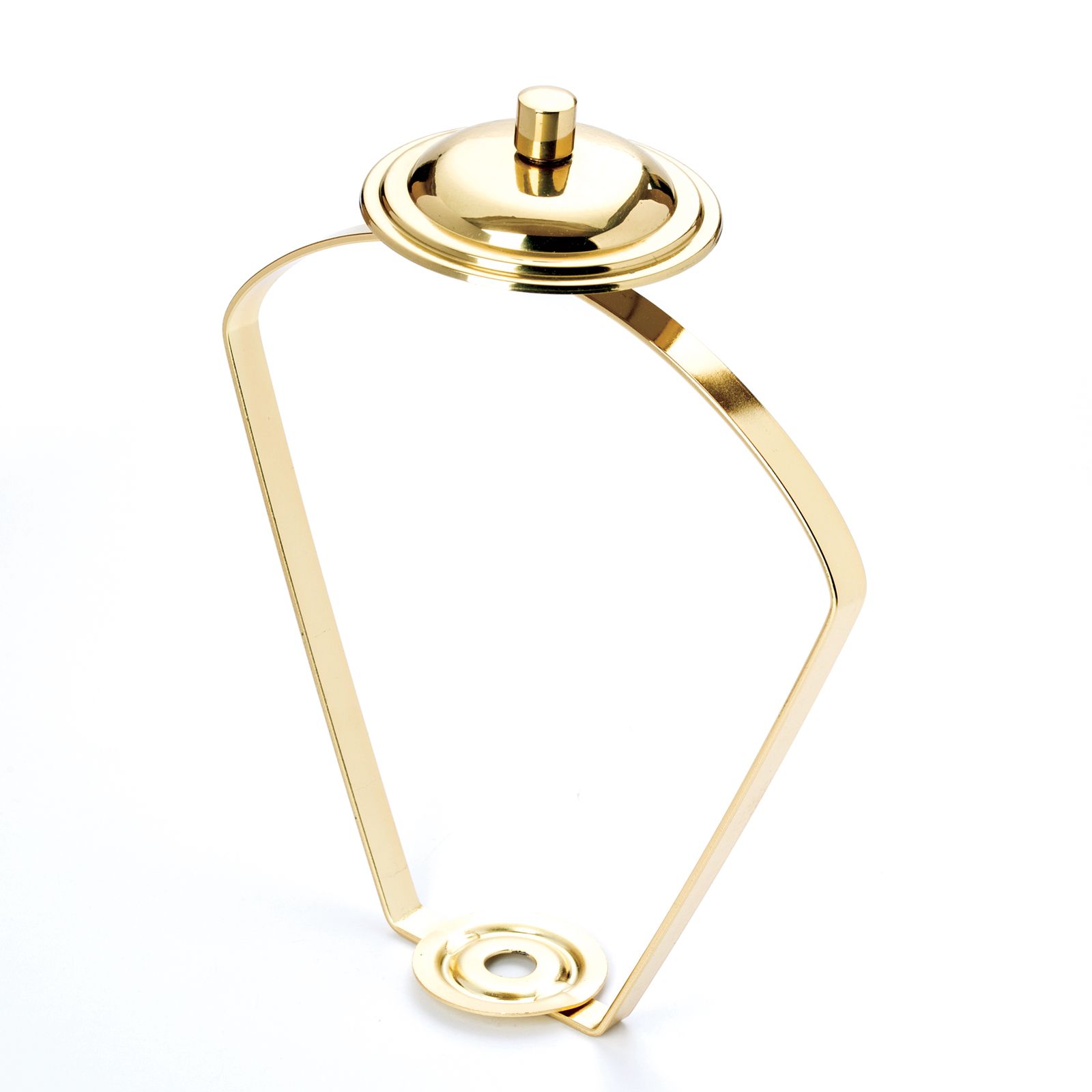 Lamp shade holder, gold