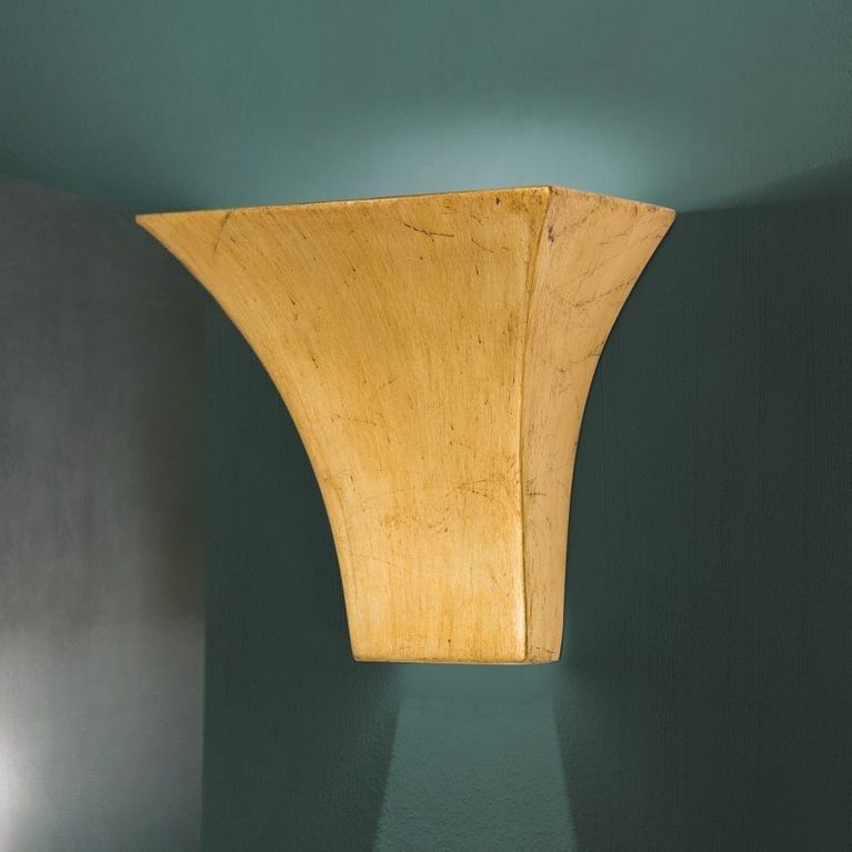 Wandleuchte BATON, 1-flammig, Altgold