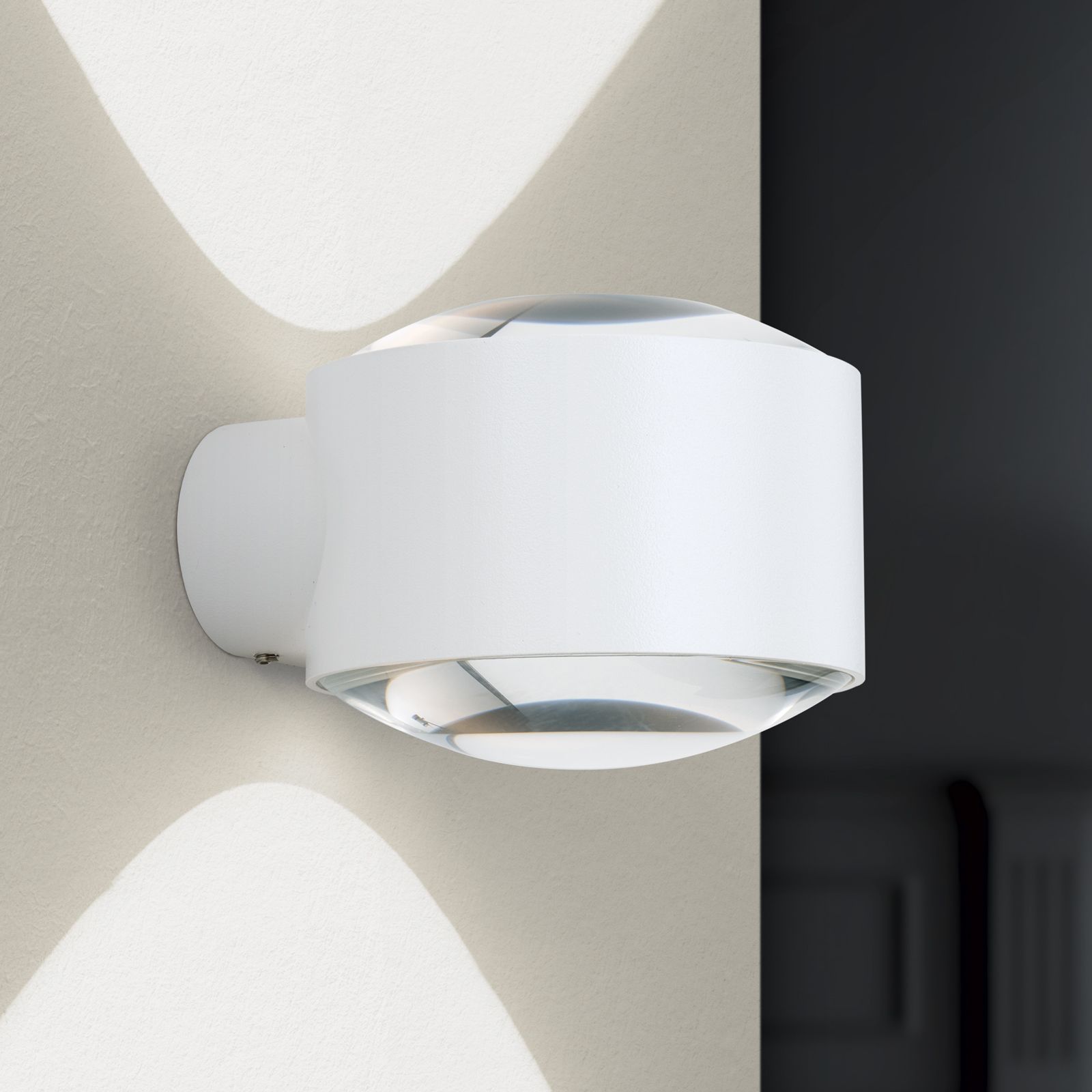 LED wall light TATRA, white
