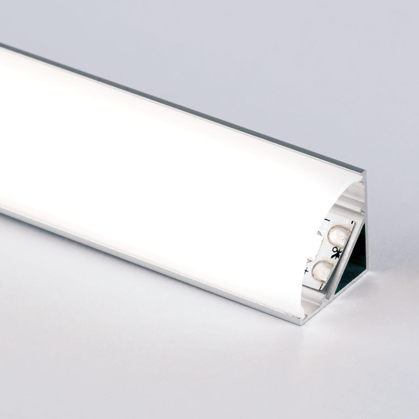 Perfíl Aluminio para Tira LED Difusor Opal 1M WR-2212 x 1M