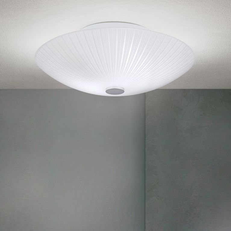 Ceiling light ERA, chrome, 30 cm