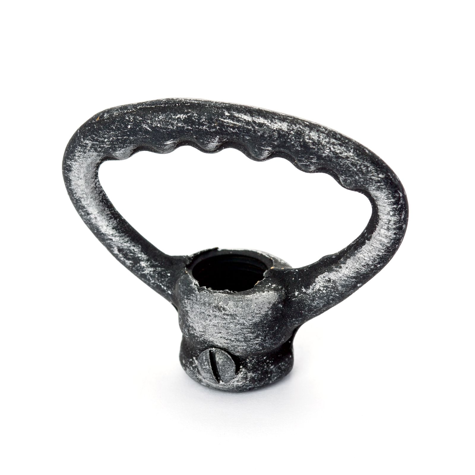 Zentrierringnippel, Gewinde M10x1, Schwarz-Silber