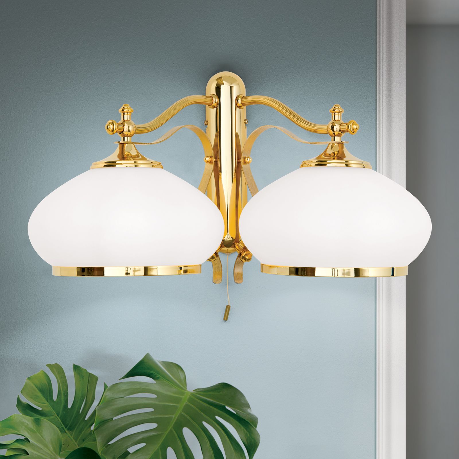 Wandleuchte EMPIRE, 2-flammig, Gold