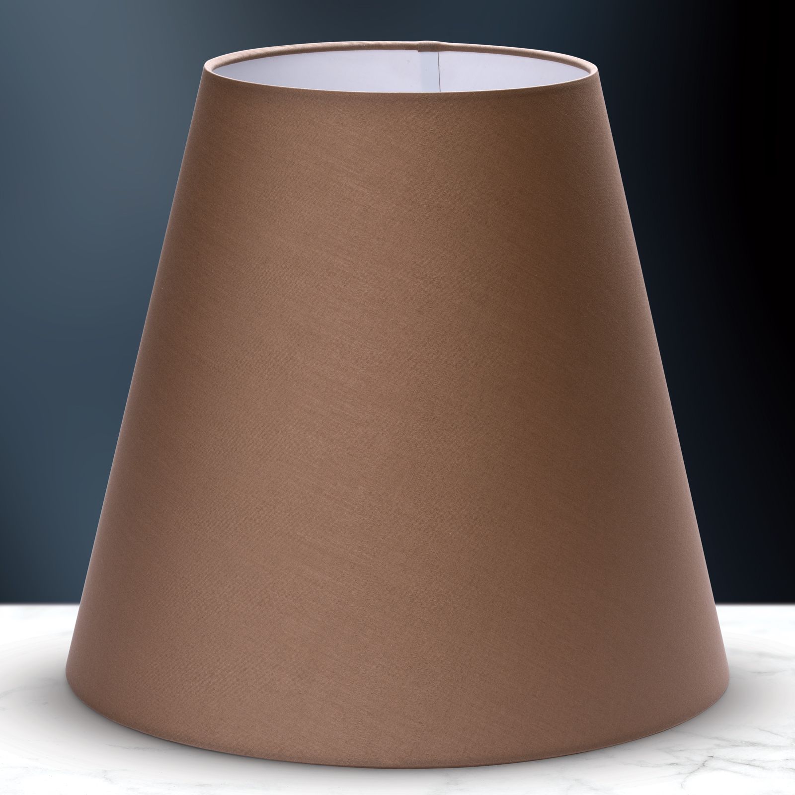 Lampshade fabric SHADE 307, Ø 310 mm, brown