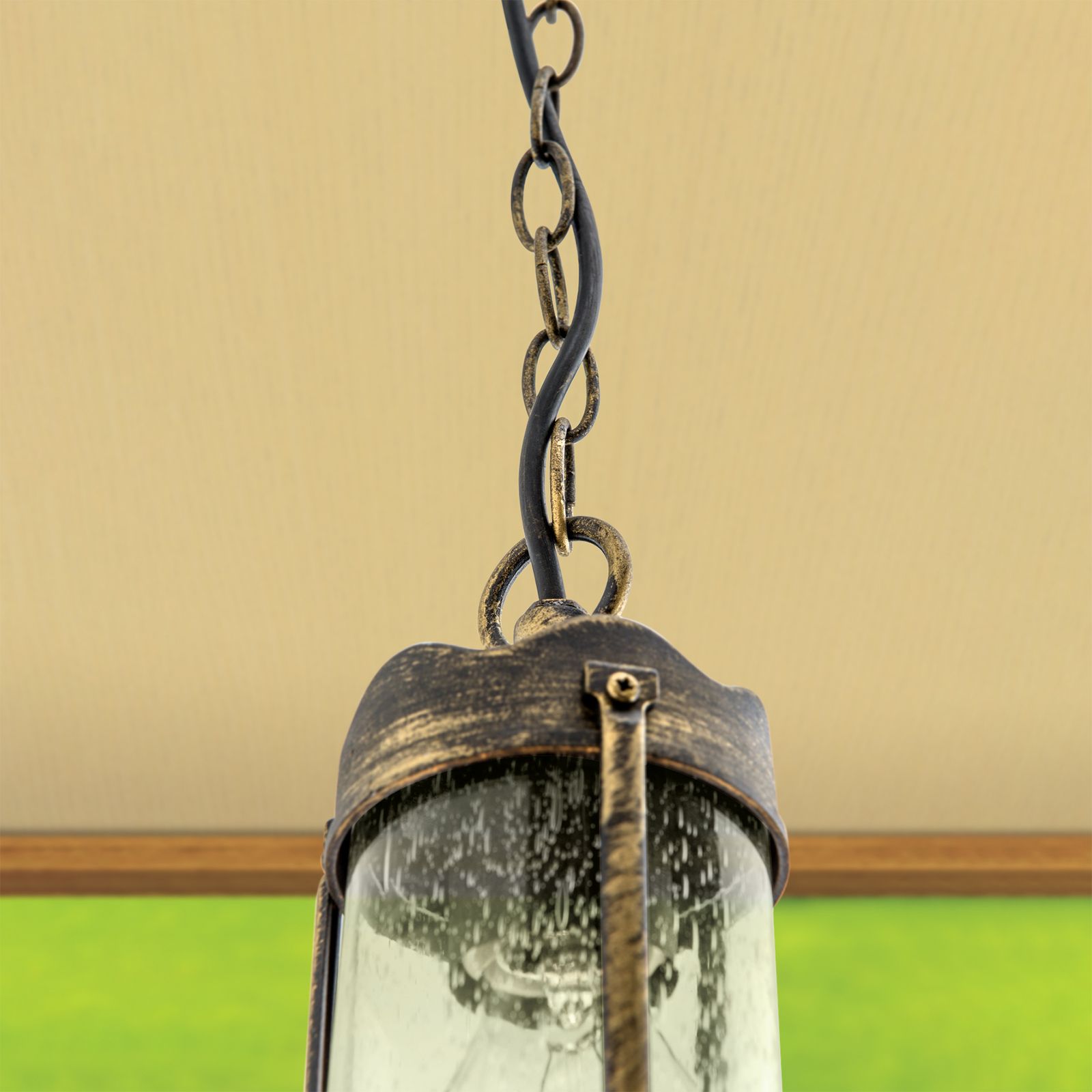 Wrought iron outdoor on sale hanging light fixtures