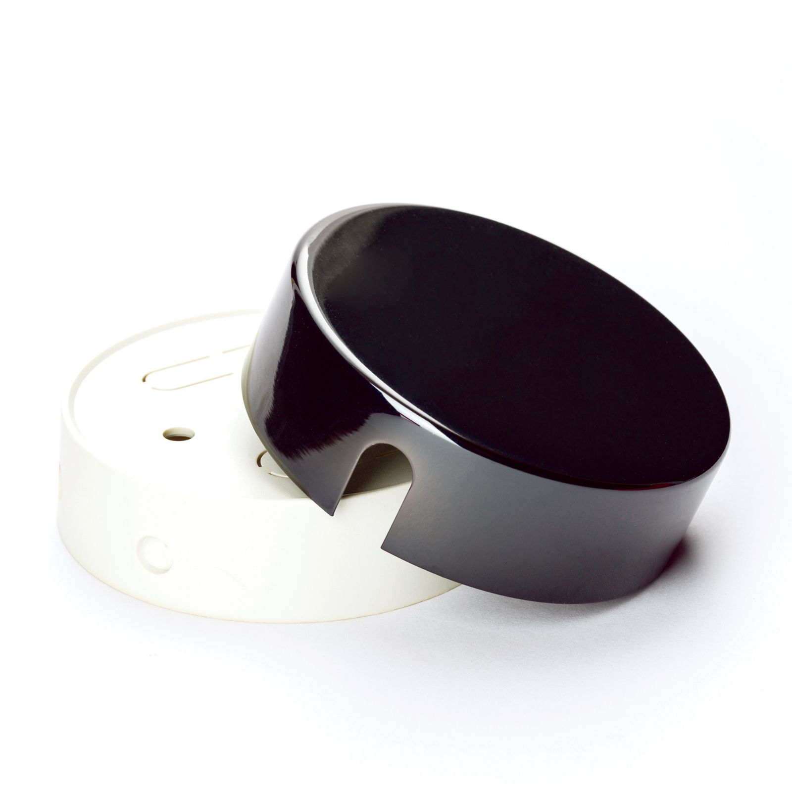 Junction box, Ø 70 mm, black-nickel
